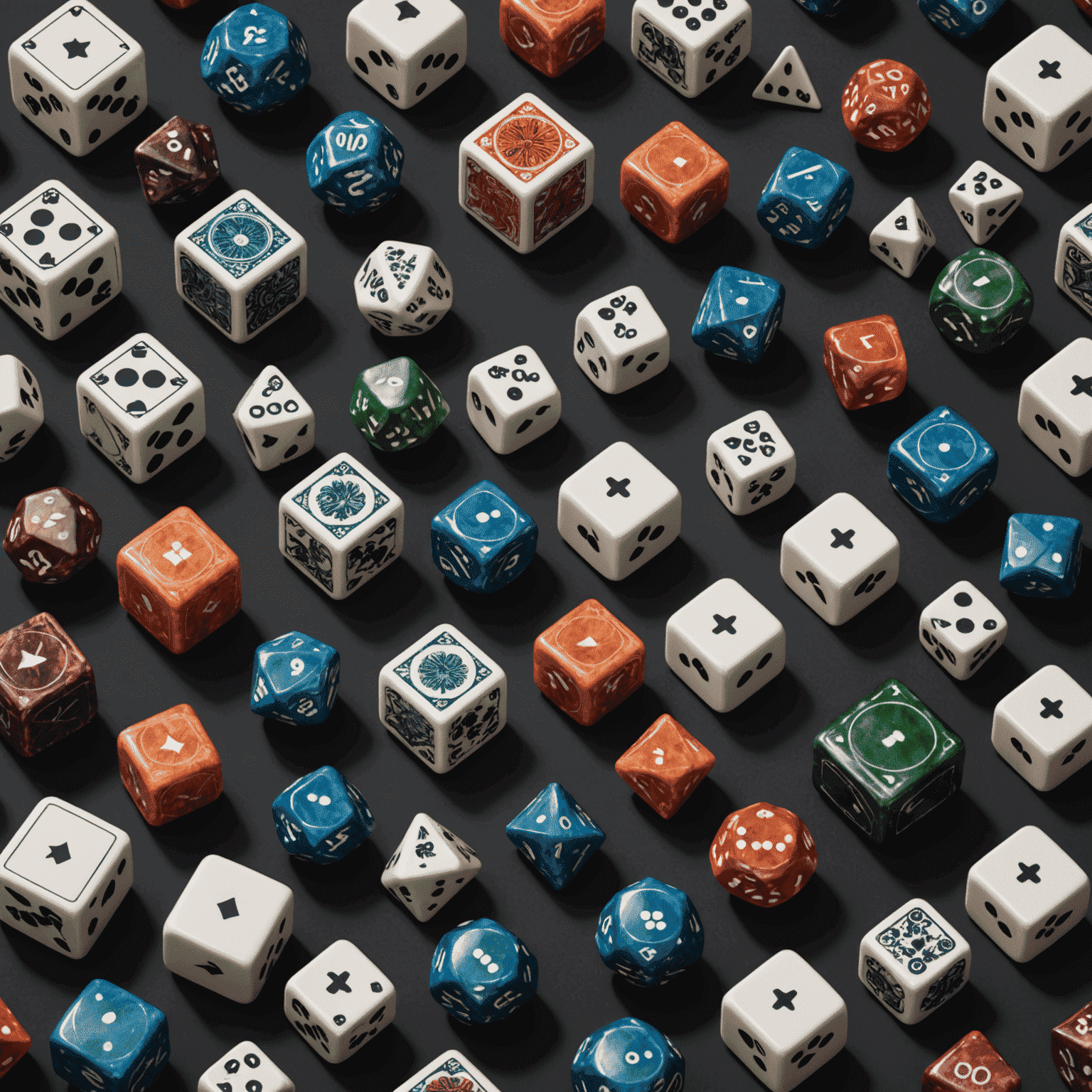 Collage of various game elements like dice, cards, and digital interfaces showcasing randomization in games